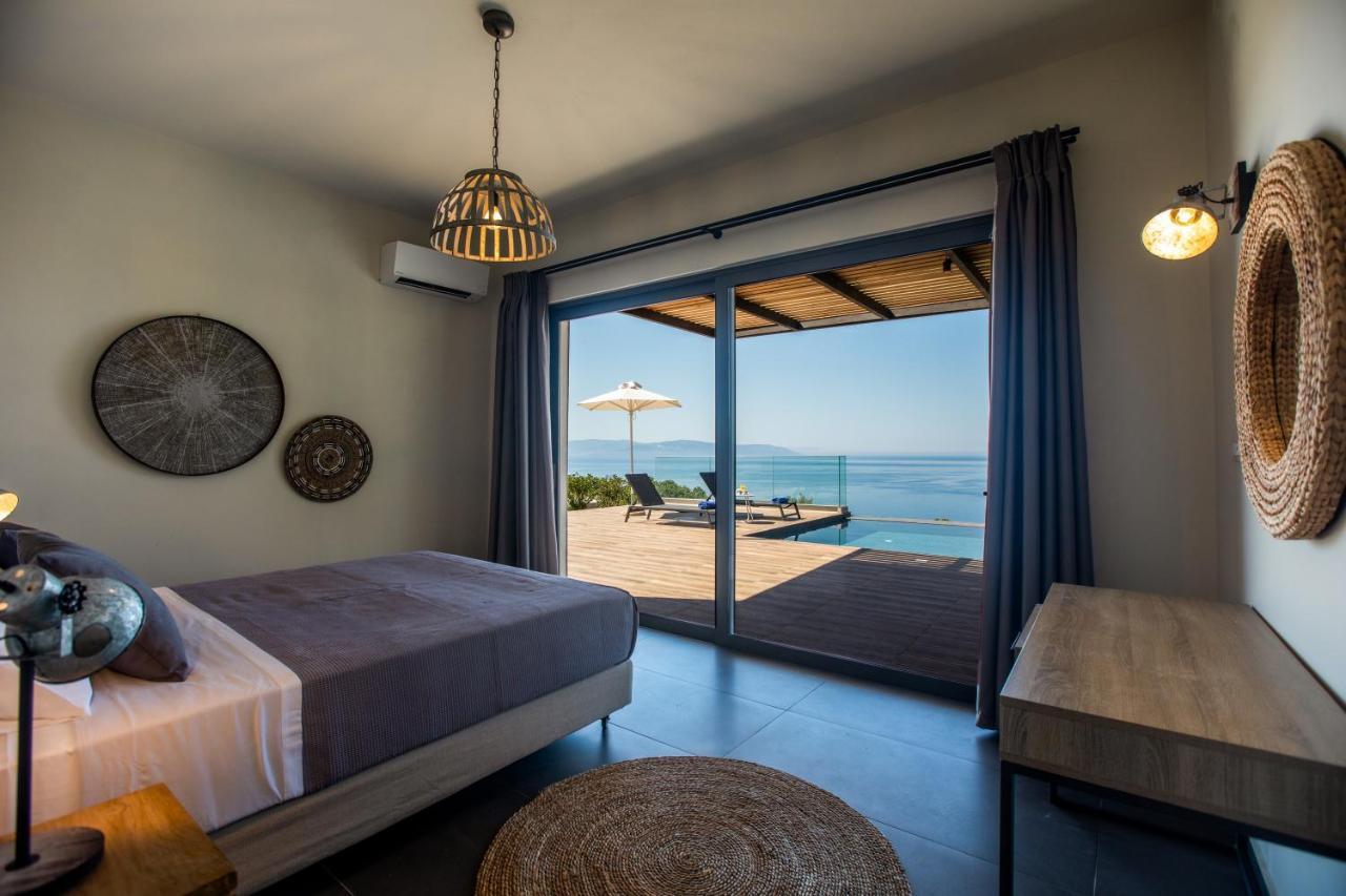 Brand New Villa Lefka With Private Pool At Platies Plateies Экстерьер фото